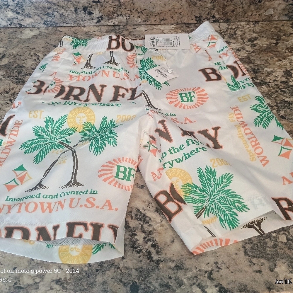Born fly boys medium shorts with mesh lining. Brand new with tags. - Picture 2 of 6
